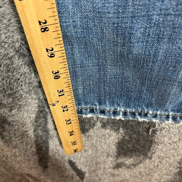 Ariat Jeans Mens 36x33 M3 Loose Fit Light Wash Fade Distressing Workwear Western - Picture 10 of 13